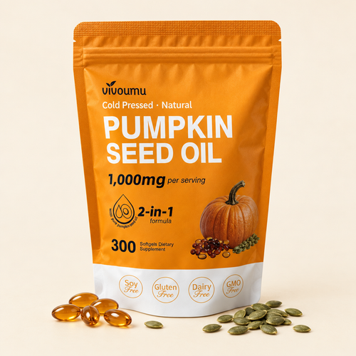 Pumpkin seed oil softgels, 300 count bag